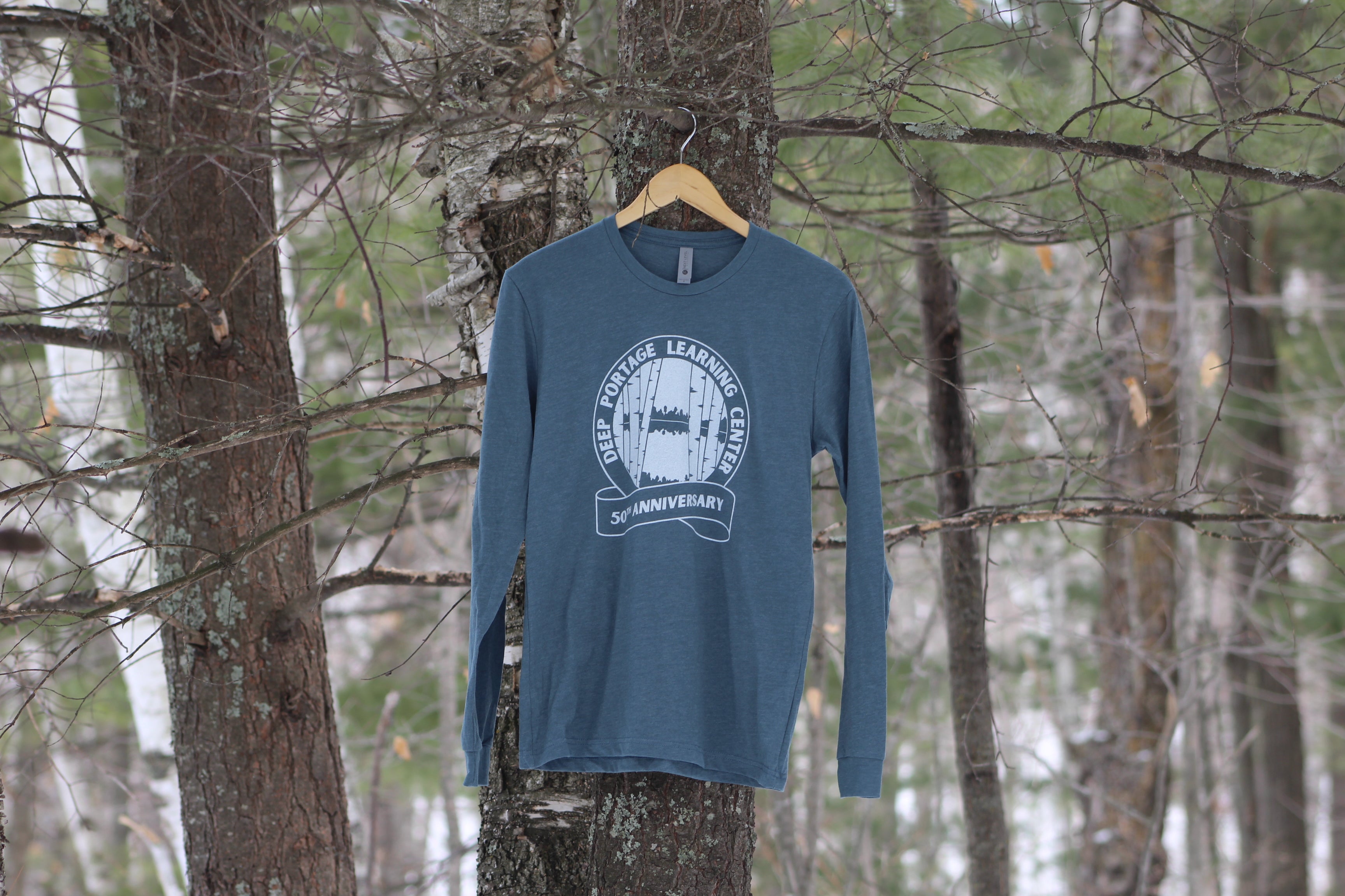50th Long-sleeve T-shirt | Deep Portage Learning Center